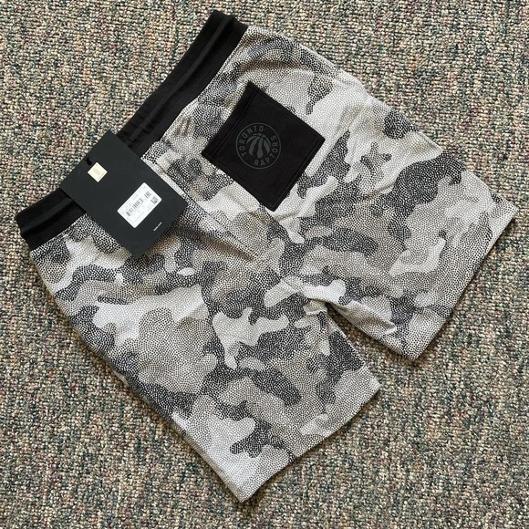 NBA x Hugo Boss Toronto Raptors Black Slam Camo Shorts